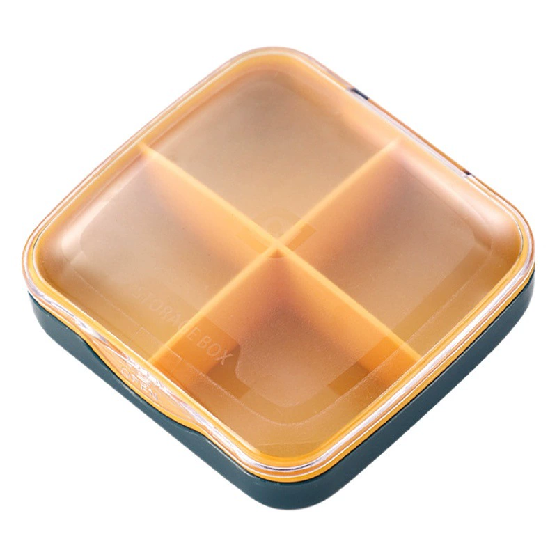 Аптечка портативная герметичная мини-коробка большой емкости для дозирования портативная коробка для хранения таблеток маленький размер аптечка неделя аптечка