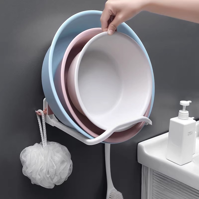Wholesale punch-free foldable bathroom toilet wall washbasin hanger…