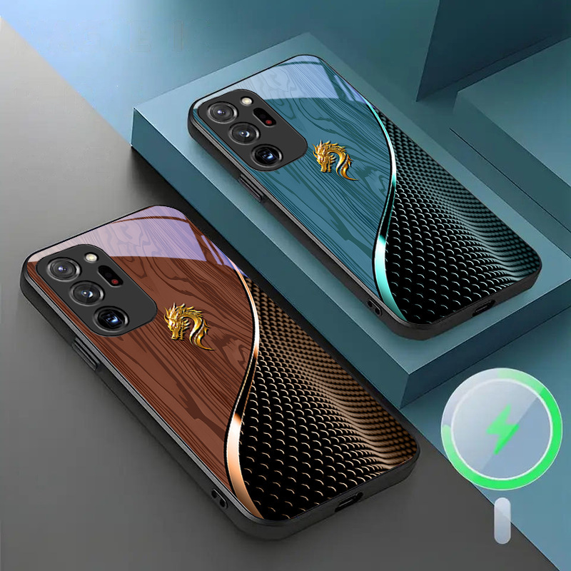 For Samsung S11 mobile phone case S20 national tide S21 wood grain S23 dragon gas skyrush FE magnetic 30 AliExpress generation hair