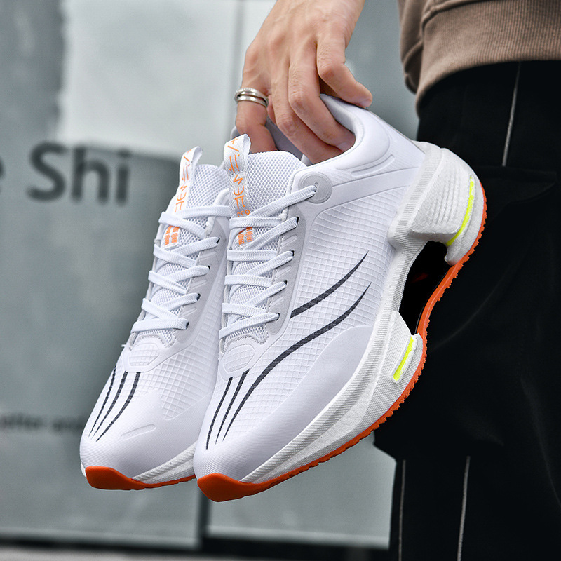 Autumn Running Shoes Jueying 3 with Real Shock-Absorbing Outsole, Ultra-Light Carbon Plate, Breathable, for Men and Women, Suitable for Middle School Students