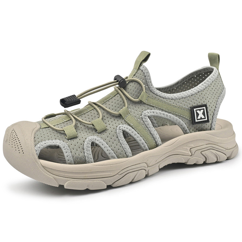 Sandalias de verano Baotou al aire libre caminando sandalias zapatos deportivos de hombre tecnología transpirable zapatos de playa casuales