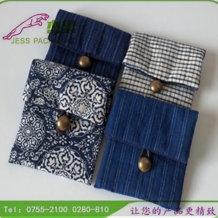 设计新款棉布手表收纳包手串佛珠珠宝玉器手镯石雕手提包量大从优