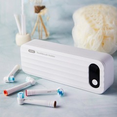 歯ブラシ消毒ラック紫外線消毒ボックス自動風乾充電動トイレラック壁掛け穴なし