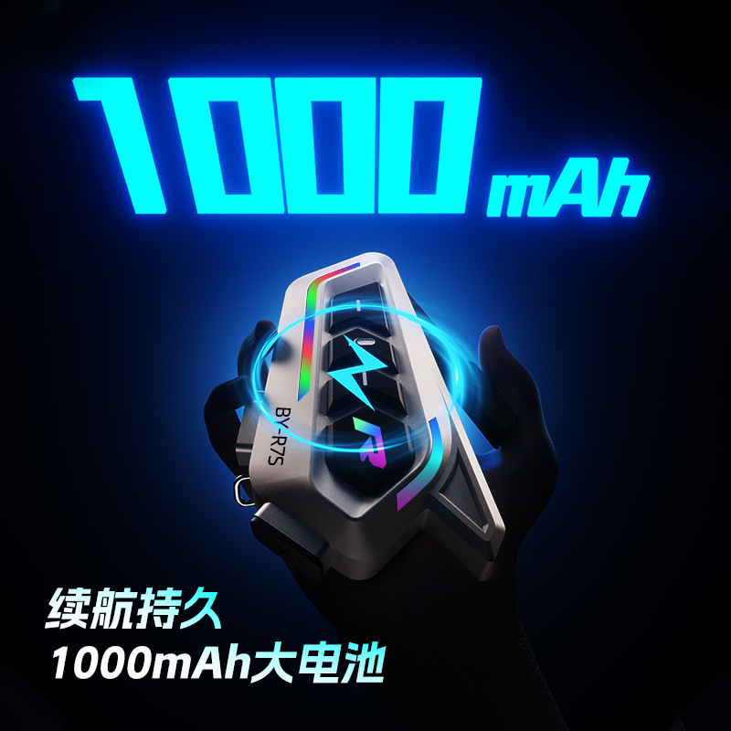 RNG nuevo casco auriculares bluetooth larga duración para llevar motocicleta casco impermeable reduciendo el ruido auriculares de llamada