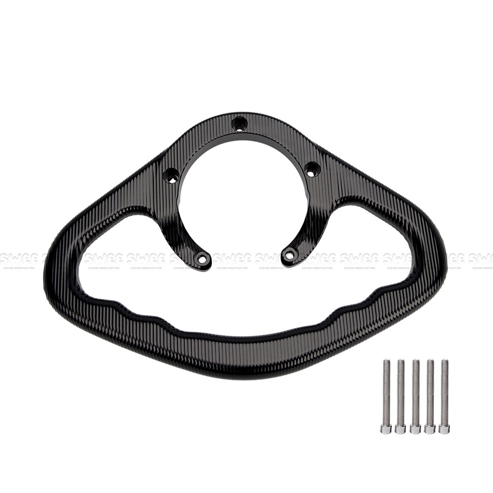 Suitable for Kawasaki/Yamaha/Suzuki Motorcycles, Universal Modified Fuel Tank Cover, Rear Passenger Handle, Five-Hole Armrest
