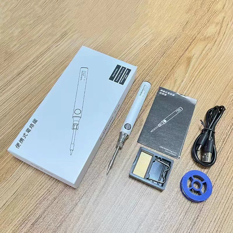 Мини-паяльник USB аккумуляторный 5 В 8 Вт набор для DIY