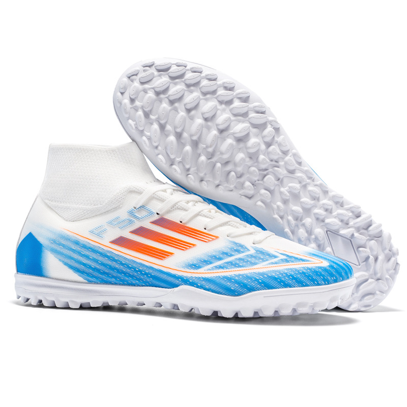 2025 nuevos zapatos de fútbol transfronterizos de clavos largos para hombres y mujeres zapatos de entrenamiento juvenil fábrica de zapatos SCOOER