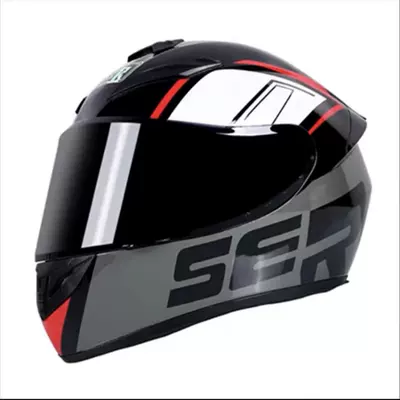 Vehicle Helmet, Dropshipping | Motorcycle Safety Supplies - foreign-trade-model-grey-ser-black-mirror-s