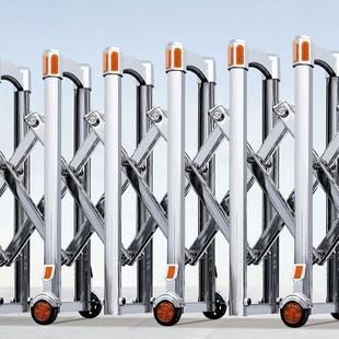 Stainless Steel Manual Push-Pull Folding Telescopic Door Electric Gate High-Speed Roadblock