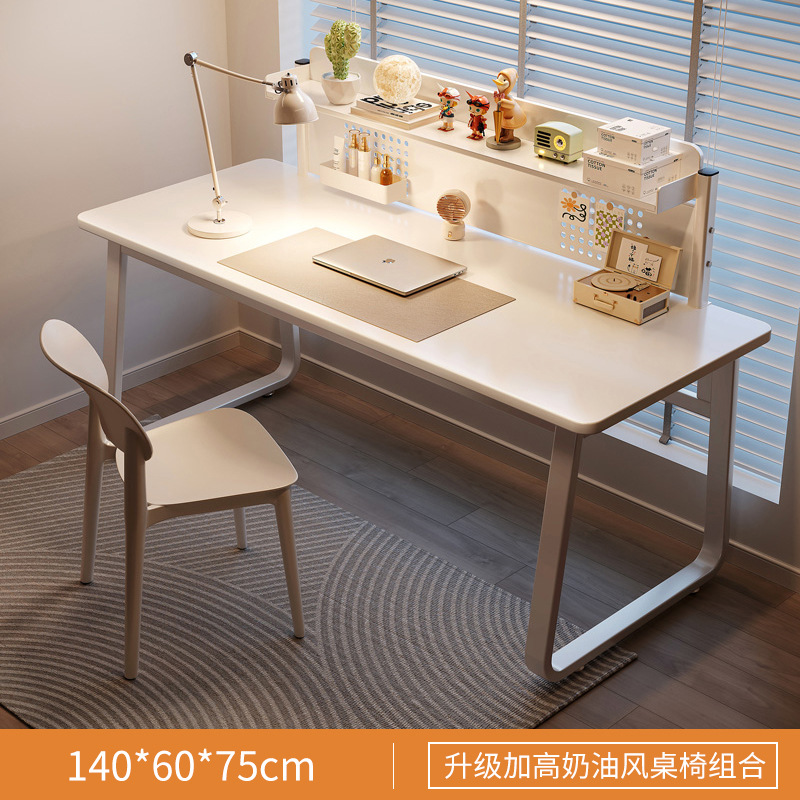 Escritorio dormitorio estudiante estudio escritura mesa de aprendizaje crema estilo hogar simple escritorio de la computadora mesa de oficina