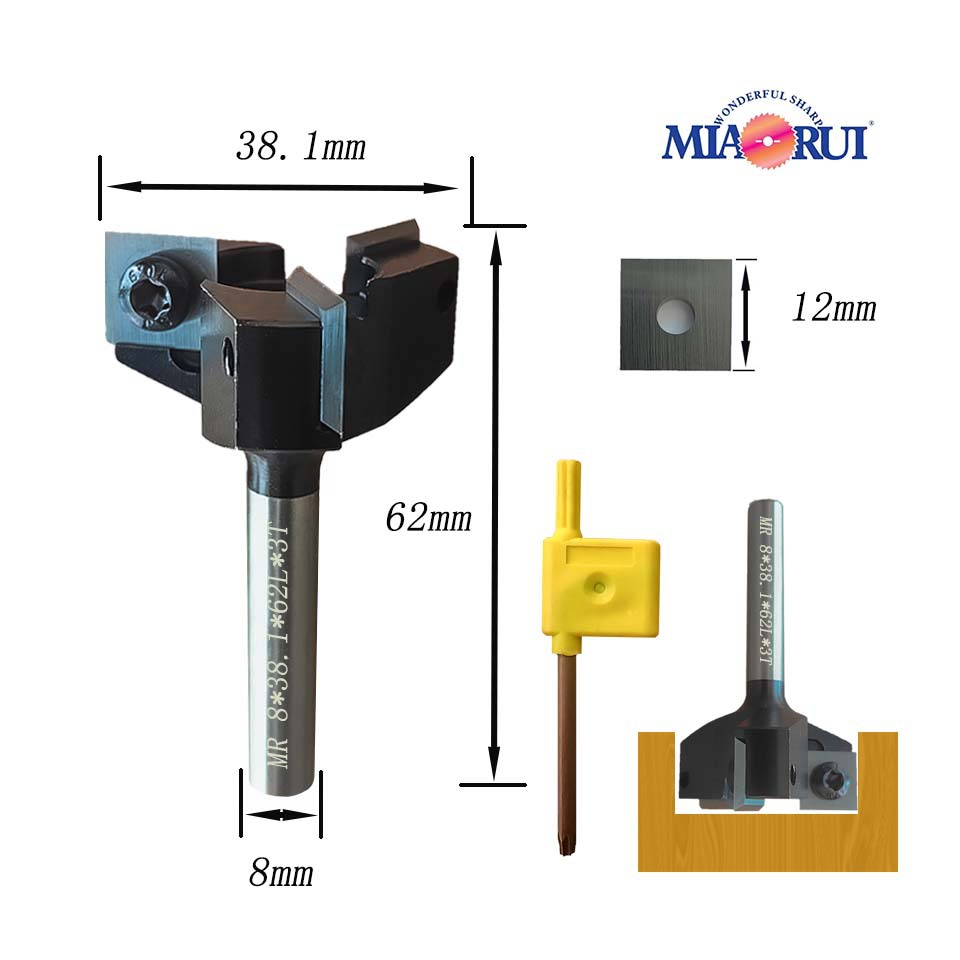 Carpintería abridor de orificios descartado, cuchillo de limpieza, cuchillo ranurado en forma de T, cuchillo de placa, cuchillo en forma de V, fresa de gong al por mayor, personalizado