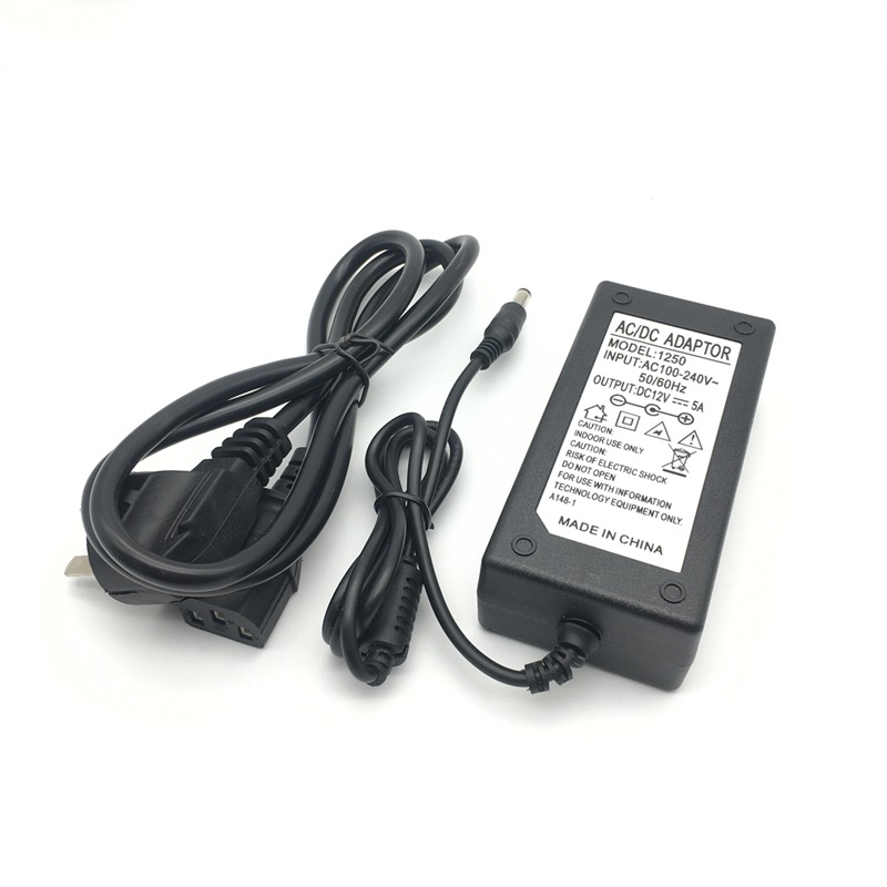 包邮电源适配器12V5A软路由外置电源供电笔记本监控显示器通用型