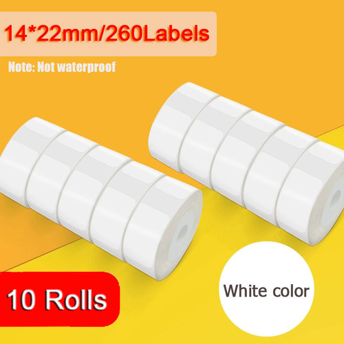 10 packs of Jinheng D11D101 label paper, D110 thermal transfer non-drying adhesive printing paper for garment store encoding machine