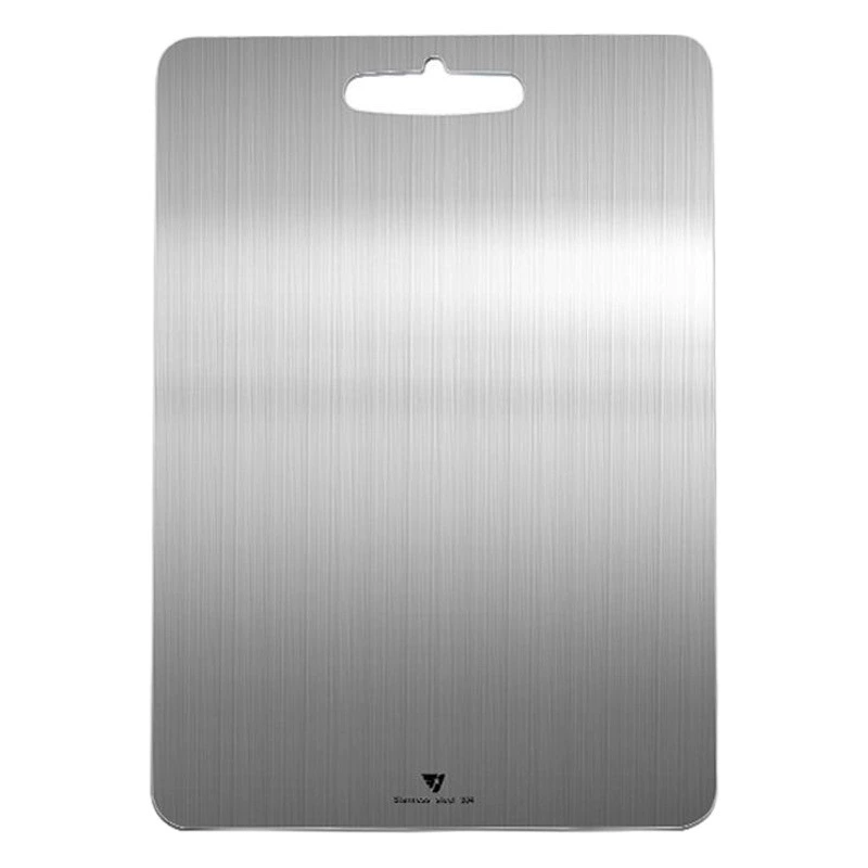 304 нержавеющая сталь утолщенная разделочная доска Бытовая для фруктов и овощей Двусторонняя разделочная доска кухонные принадлежности подвесная кухонная разделочная доска