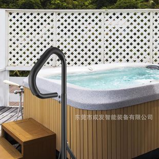 Amazon Hot Selling 360 Degree Rotating Spa Side Armrest Adjustable Height Rustproof Bathtub Armrest