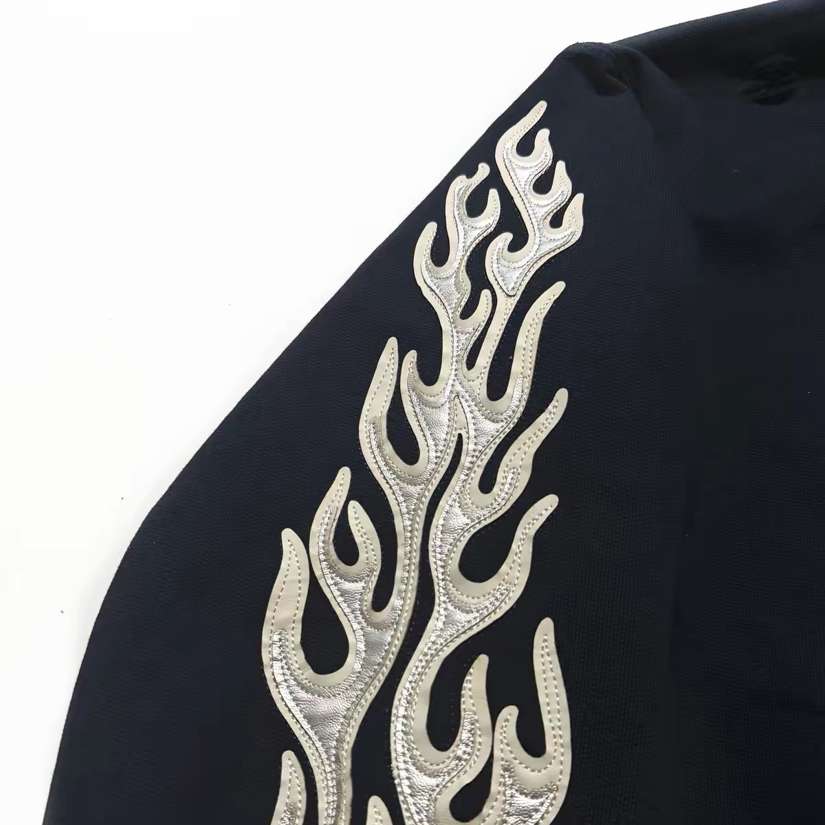 GMABCD Unisex Distressed Embroidered Zip-Up Hoodie – Relaxed Streetwear Jacket - detail 33