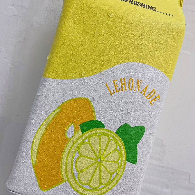 Small Pu Leather Fruit Square Buckle Crossbody Bag display picture 76