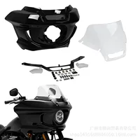 Подходит для модифицированного Harley Luwei ST в стиле Hood Street Fighter толстый хулиган Luwei S модифицированный Titan Hood 2022-2023
