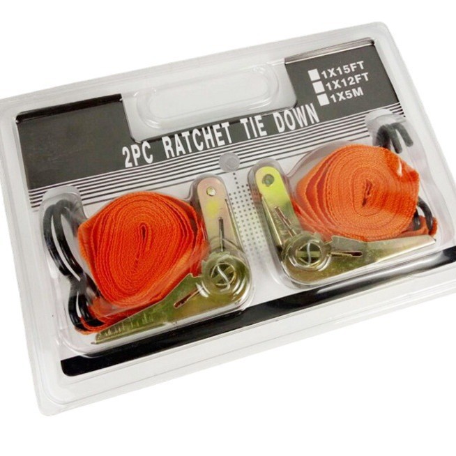 棘轮式汽车货物高强度涤纶捆绑带拉紧器多动能多用途收拉紧绳器