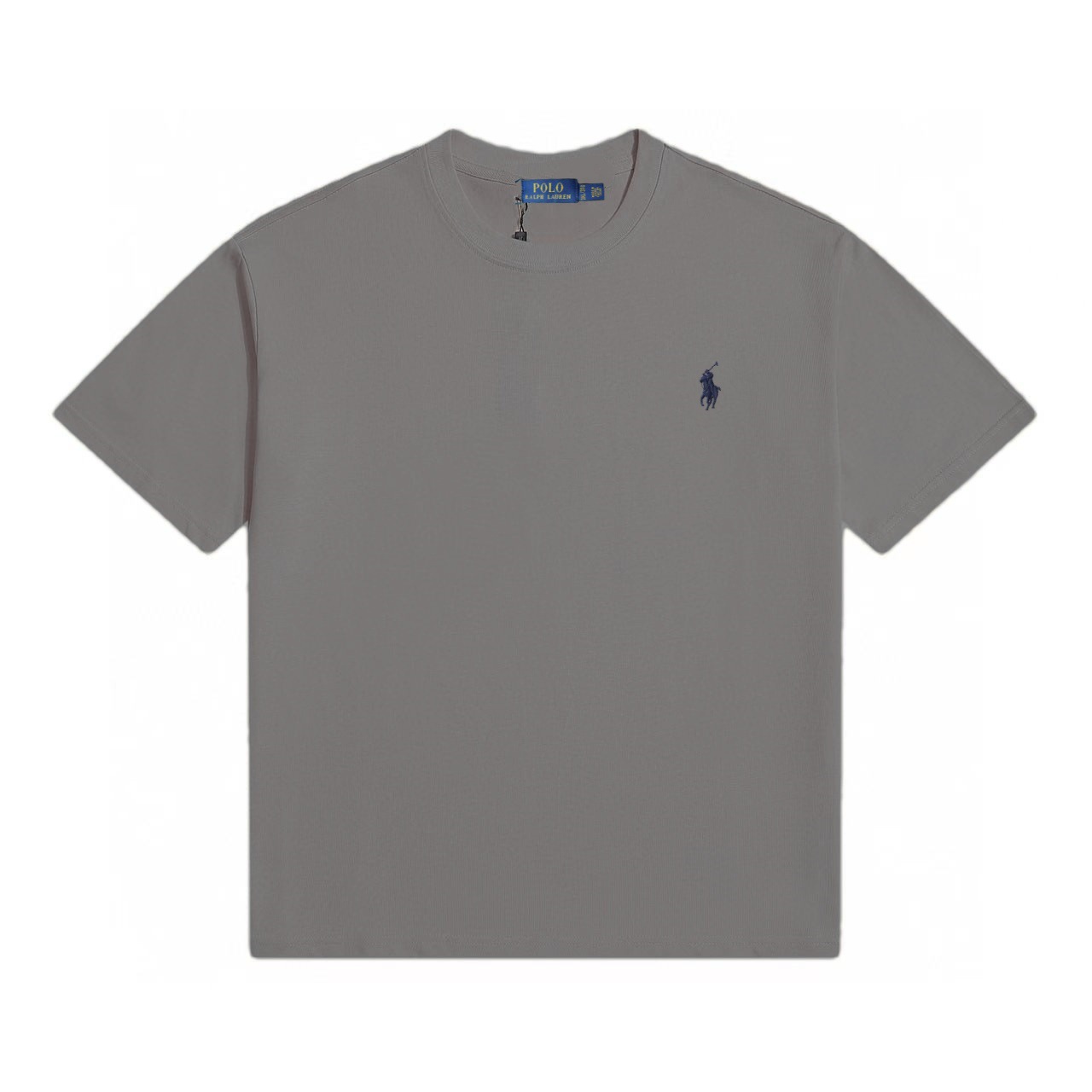 Dark gray-sapphire blue label