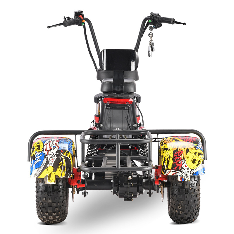 Eec Dot Adult Mobility Scooter Three-Wheeled Motorcycle Harley Electric Vehicle Hm-6 Cross-Border Overseas Warehouse Direct Delivery