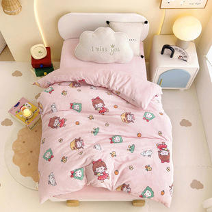 Milk velvet quilt cover single piece winter fleece-lined quilt cover children students single 120x 150x 200cm quilt 1.5 meters