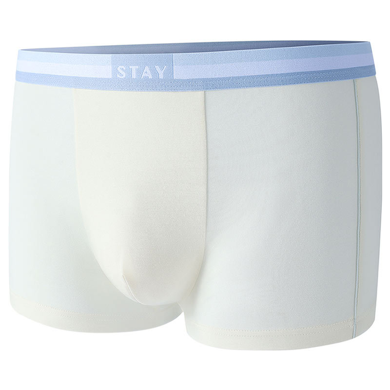 Ropa interior de los hombres de verano de los muchachos delgados boxer shorts deportes juveniles transpirable boxer shorts ropa interior modal