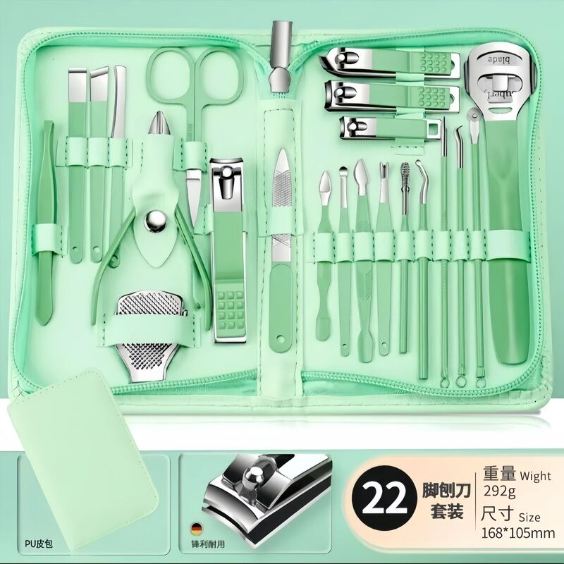 爪切りセット ジッパーバッグ 35点セット 爪切りセット 美容・ネイル専用 爪切り マニキュア用爪切り|undefined