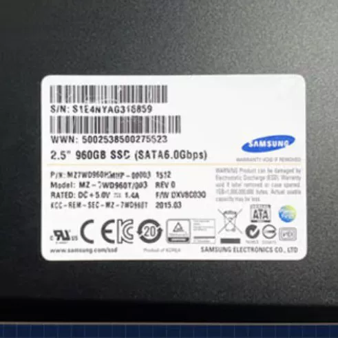 Твердотельный накопитель SM843T 960 ГБ