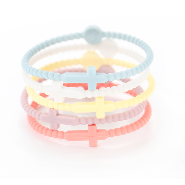 18g Weight Bracelets Classification 1 Set Quantity Holiday, Daily Occasion Silica Gel Material Solid Color Pattern Kid'S Gender Epoxy Design Simple Style Style Simple Style Solid Color Silica Gel Epoxy Kid'S Bracelets 2