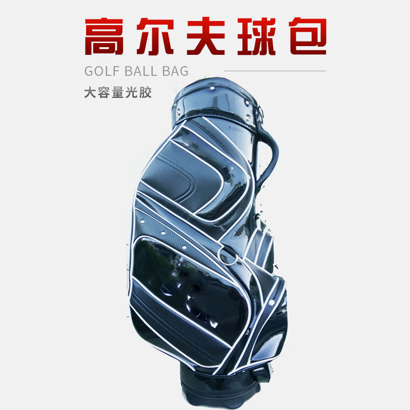 Transfronterizo Amazon Venta caliente bolsa de golf resistente al desgaste a prueba de agua de gran capacidad de luz pegamento Club bolsa de fábrica de origen al por mayor