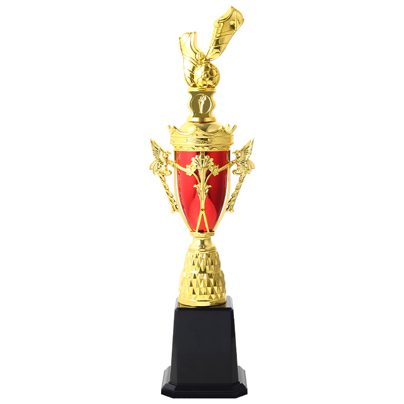 Nuevos trofeos de fútbol juegos infantiles competición taekwondo creativa metales trofeos de plástico al por mayor deportes escolares