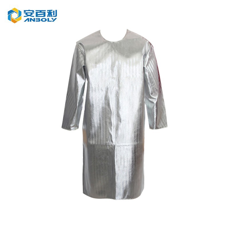 安百利ABL-V032芳纶1.1米镀铝简易反穿衣防烫防辐射治金服