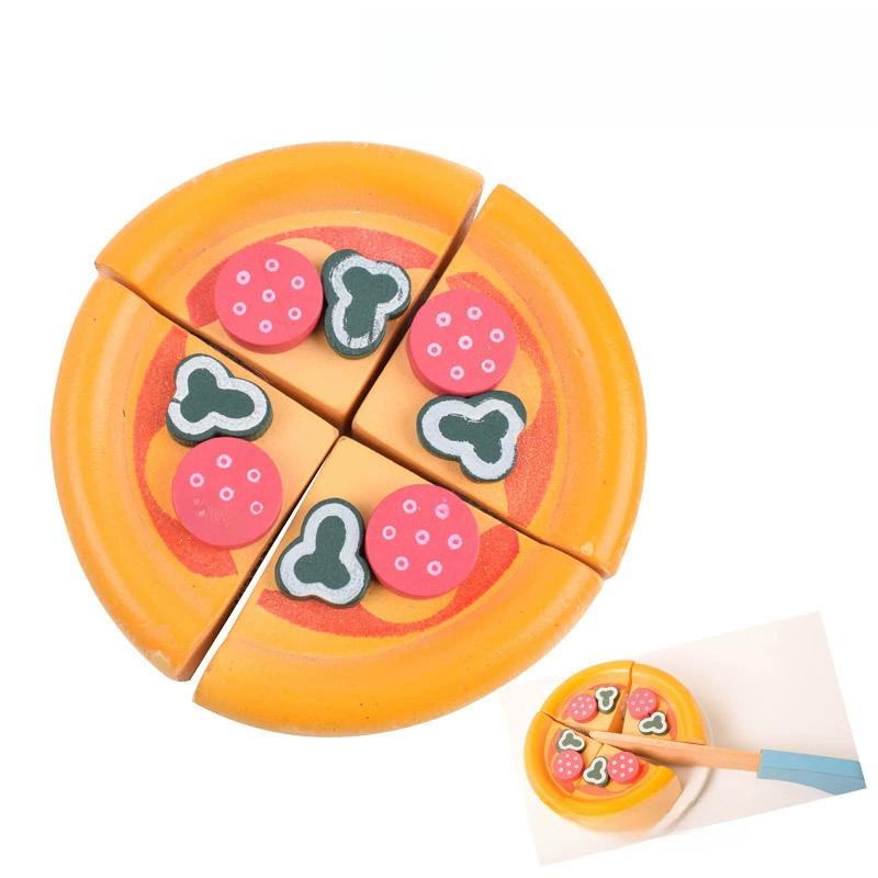 Wooden fruit realistic toy for cutting