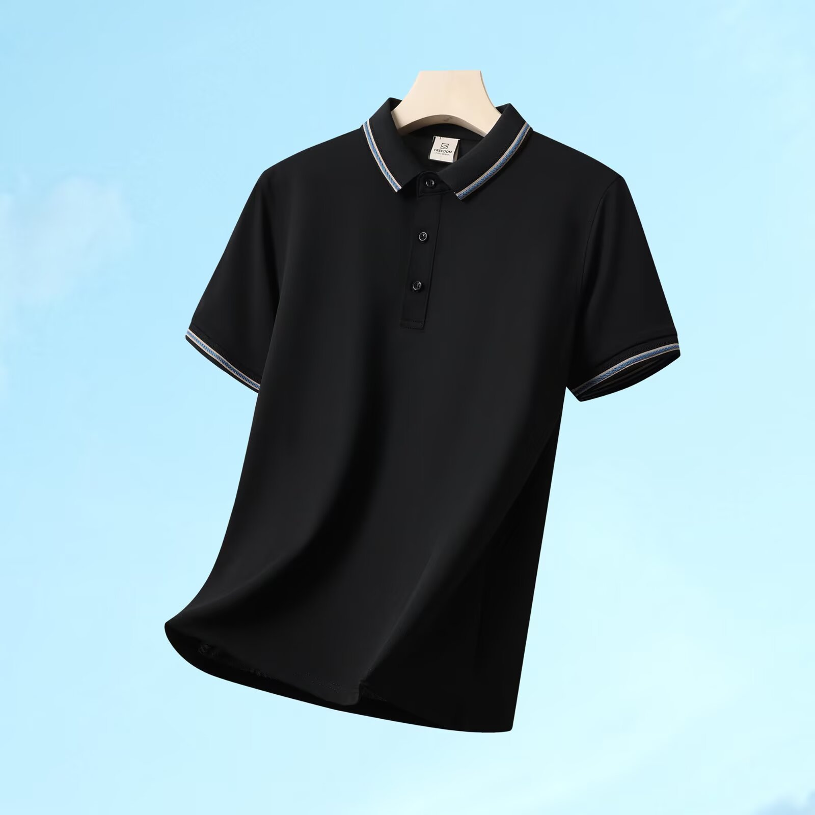 Collar personalizado algodón de hielo ropa de trabajo de manga corta personalizada cultura de negocios Polo impresión LOGO ropa de verano