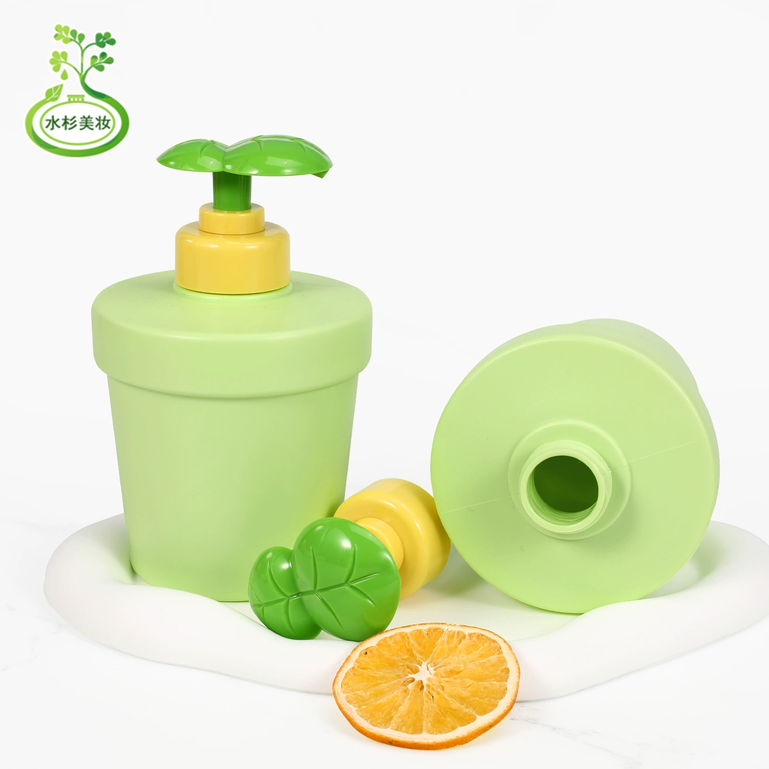 PE плюшевый материал разливочная бутылка 400 мл детский шампунь пластиковая бутылка для детского геля для душа