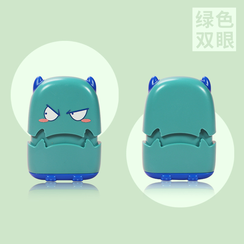 Nuevo pequeño monstruo ropa de los niños sello material al por mayor ropa textil dibujos animados lindo sello tipo de prensa