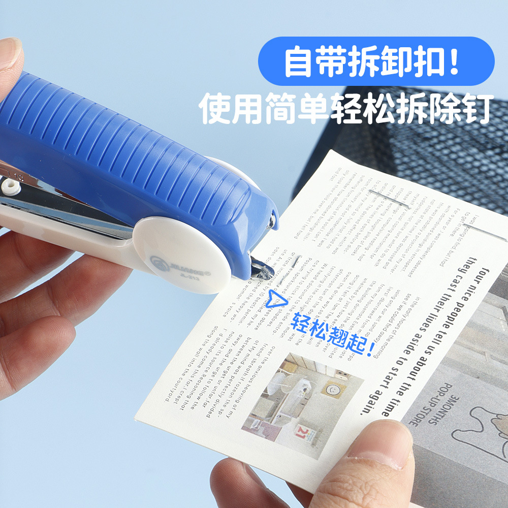 10 # grapadora mini pequeña grapadora de papel de prueba de macarón para estudiantes papelería oficina pequeña grapadora doméstica