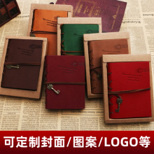 64k复古绑带笔记本随身手账本牛皮纸记事本学生日记本网红笔记本