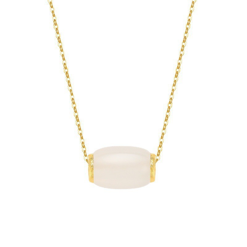 칼세도니 올리브 비즈