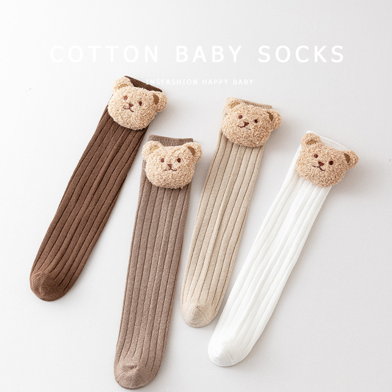 Los calcetines de los niños llevan calcetines sin tacón medias muñeca del bebé calcetines del bebé primavera Corea del Sur calcetines de los niños