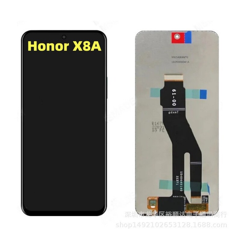 Suitable for Huawei Honor X8A Screen Assembly Honor Crt-Lx1 Mobile Phone Lcd Internal and External Display Lcd