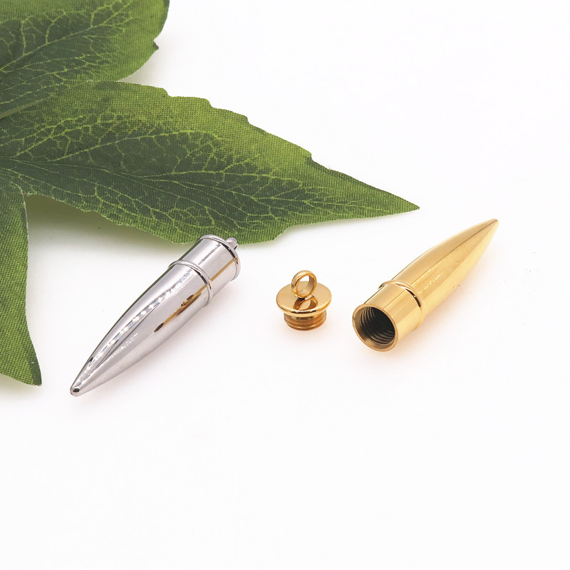 Fashion Bullet Stainless Steel Plating Pendant Necklace 1 Piece