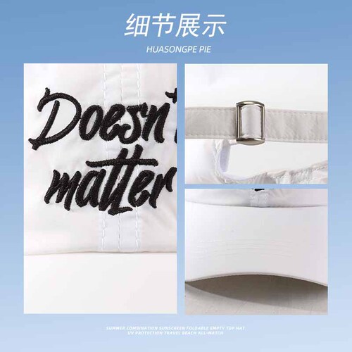 Summer sports quick-drying duckbill cap for men, new product letter UV protection versatile baseball cap outdoor beach sun hat