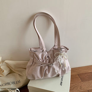 Summer fashionable one-shoulder bag, phone bag, Korean style, genuine leather