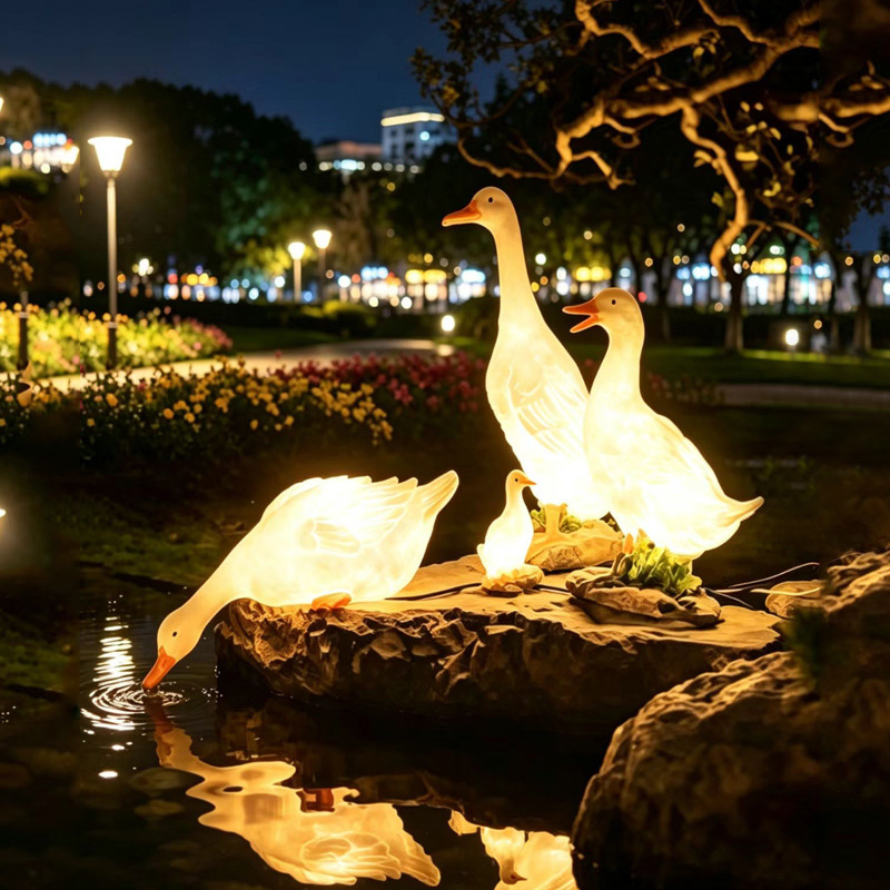 Led Outdoor Light-Emitting Duck-Shaped Solar Animal Light for Villa, Park, Homestay, Courtyard, Landscape, and Lawn Led Outdoor Light-Emitting Duck-Shaped Solar Animal Light for Villa, Park, Homestay, Courtyard, Landscape, and Lawn