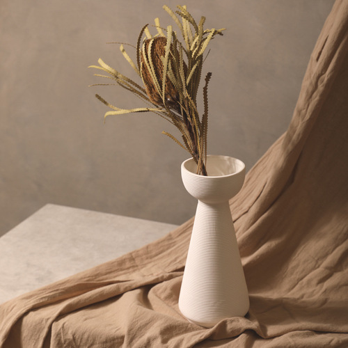 Wabi-sabi style ceramic vase ornaments, living room dry flower arrangement, creative simple home soft decorations wholesale