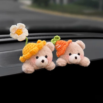Little bear car dashboard decoration, Car ornaments - pair-setcombination-two