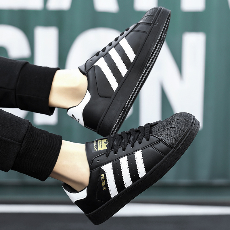 夏季男鞋韩版板鞋学生贝壳头鞋透气女鞋情侣休闲小白鞋运动潮鞋子