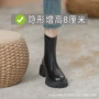 内增高中筒新款透气女靴